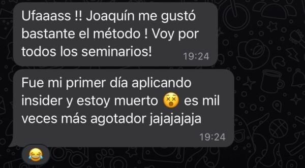 Reacción de un participante de la formación CDMX 2024