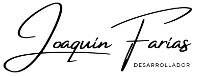 Firma de Joaquín Farías